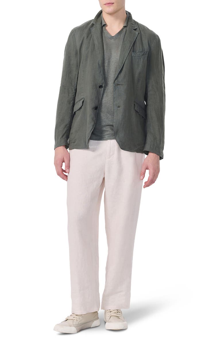 rag & bone Butler Patch Pocket Linen Sport Coat, Alternate, color, Pavement