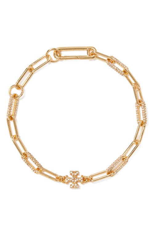 Tory Burch Good Luck Chain Bracelet In Gold