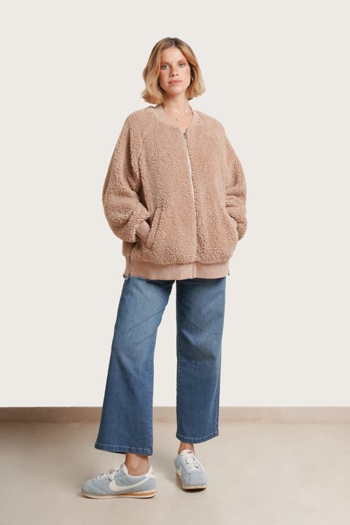 Nom Maternity Cozy Before & After Jacket In Brown