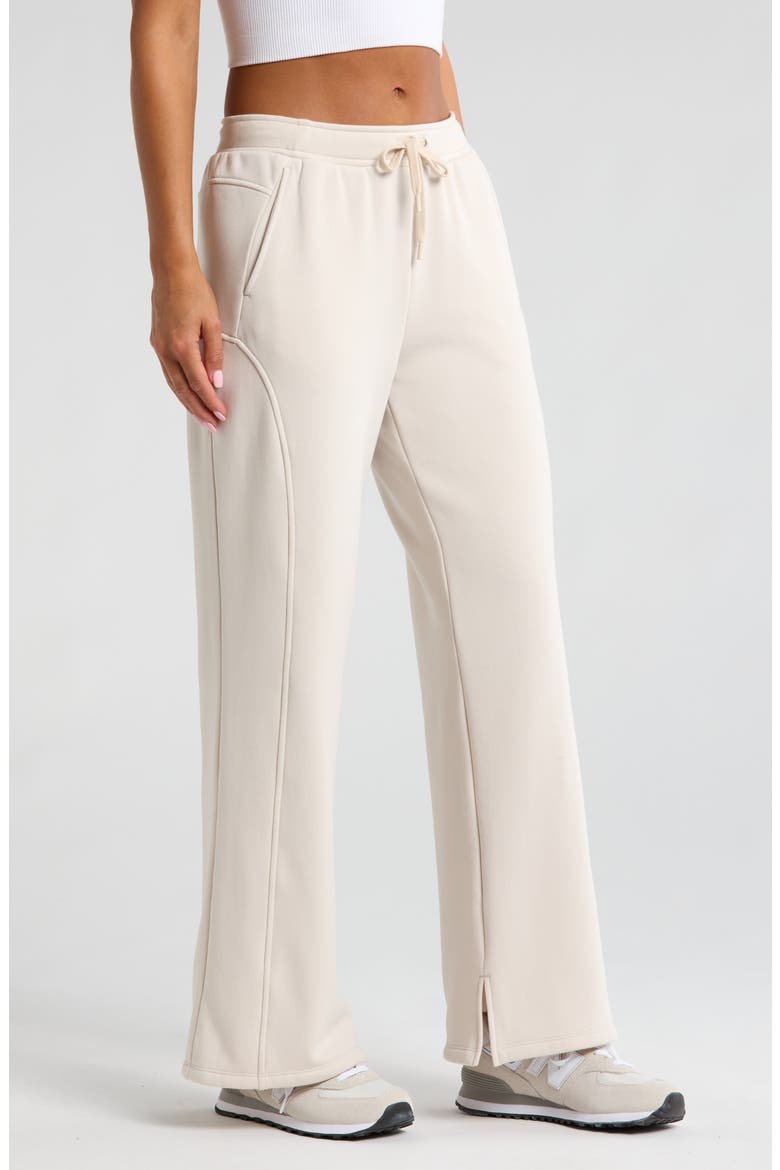 Amazing Fleece Straight Leg Pants, Alternate, color, GREY MOONBEAM