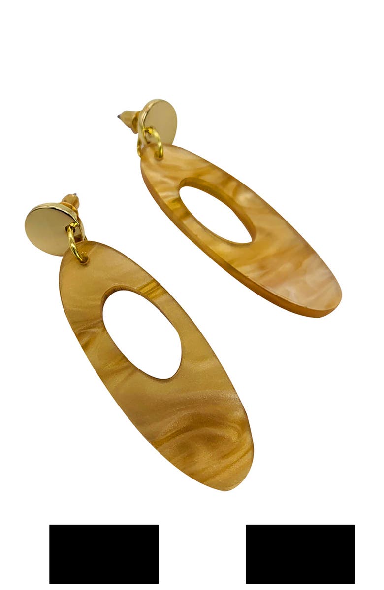 Toolally Hepworth Earrings - Caramel Swirl, Alternate, color, Caramel Swirl