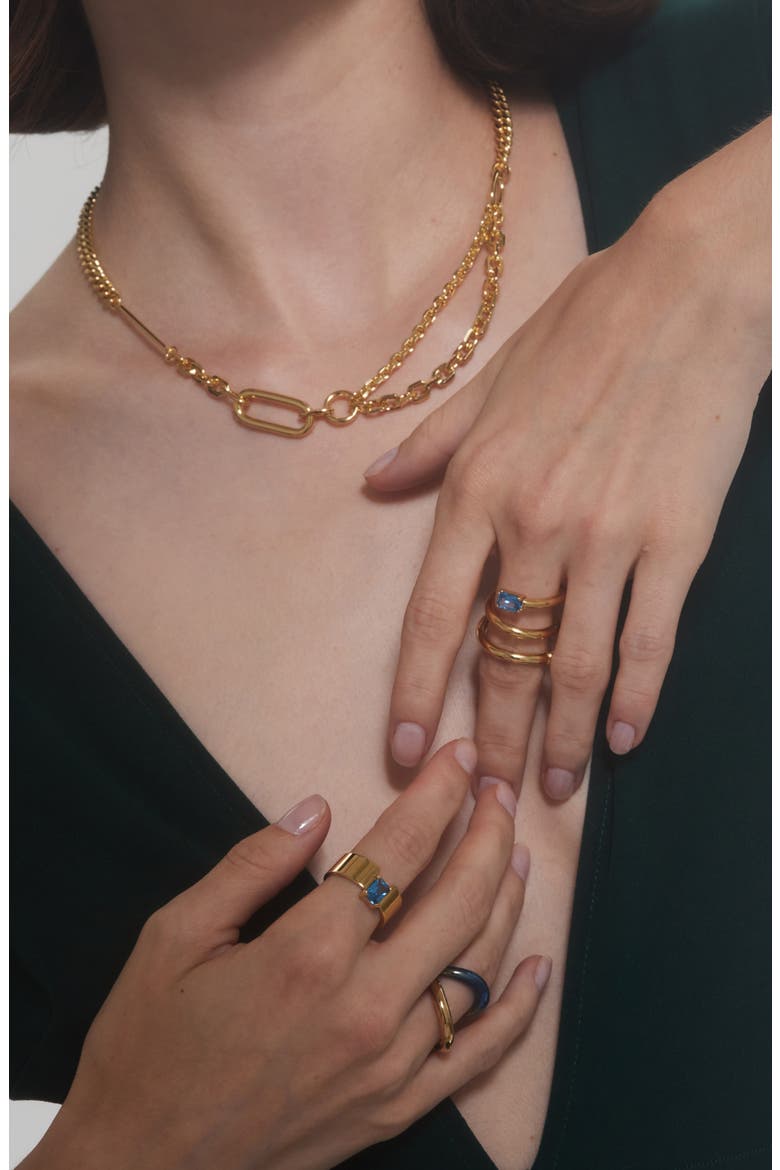 Maisie Necklace, Alternate, color, GOLD
