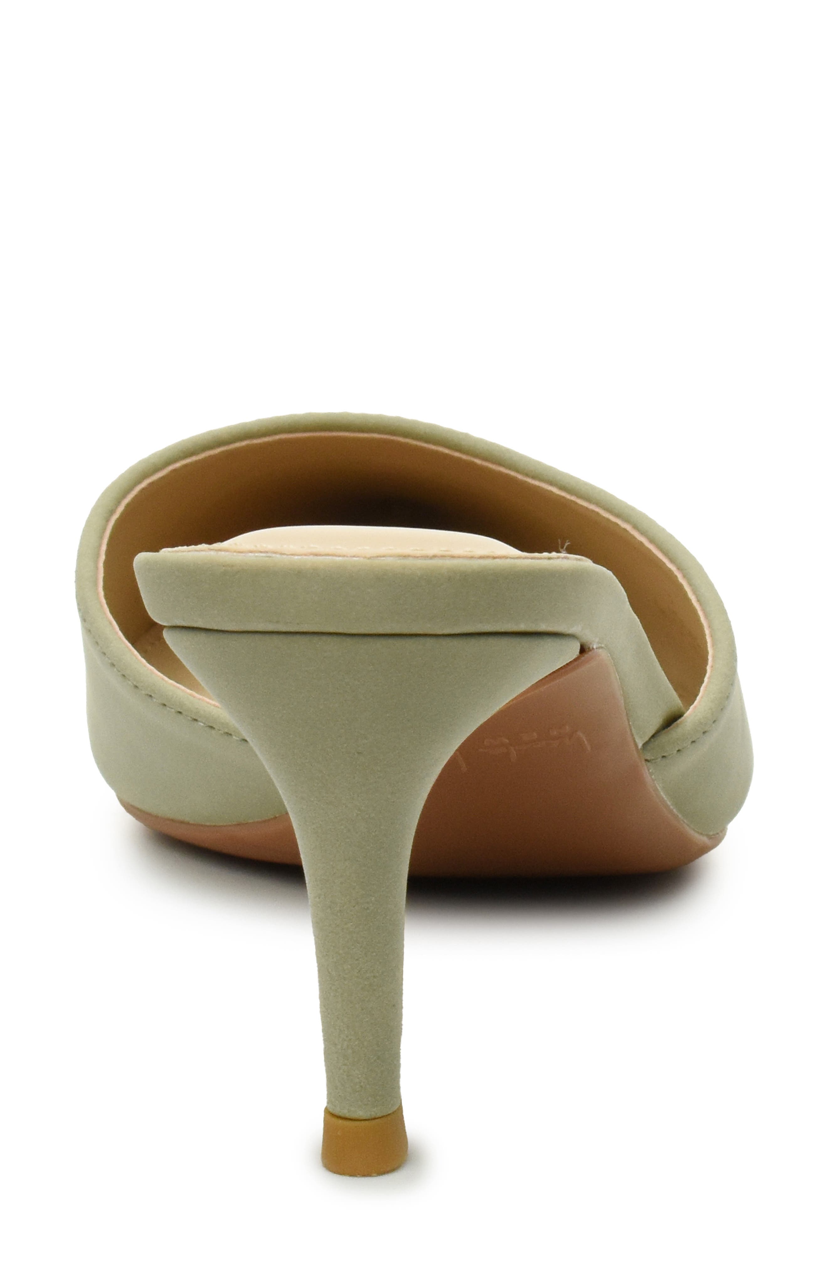 Nicole Miller Pointed Toe Mule, Alternate, color, Sage Nubuck