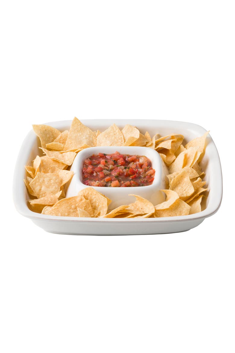 Puro Whitewash Chip & Dip Serving Bowl, Alternate, color, WHITEWASH