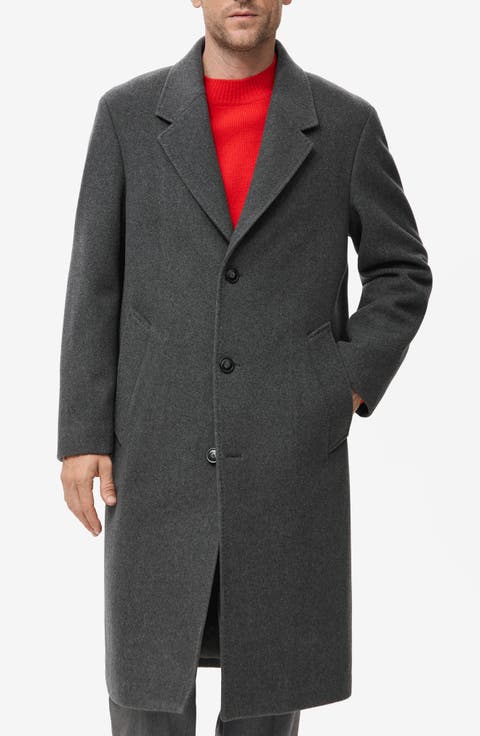 Long Wool Blend Coat