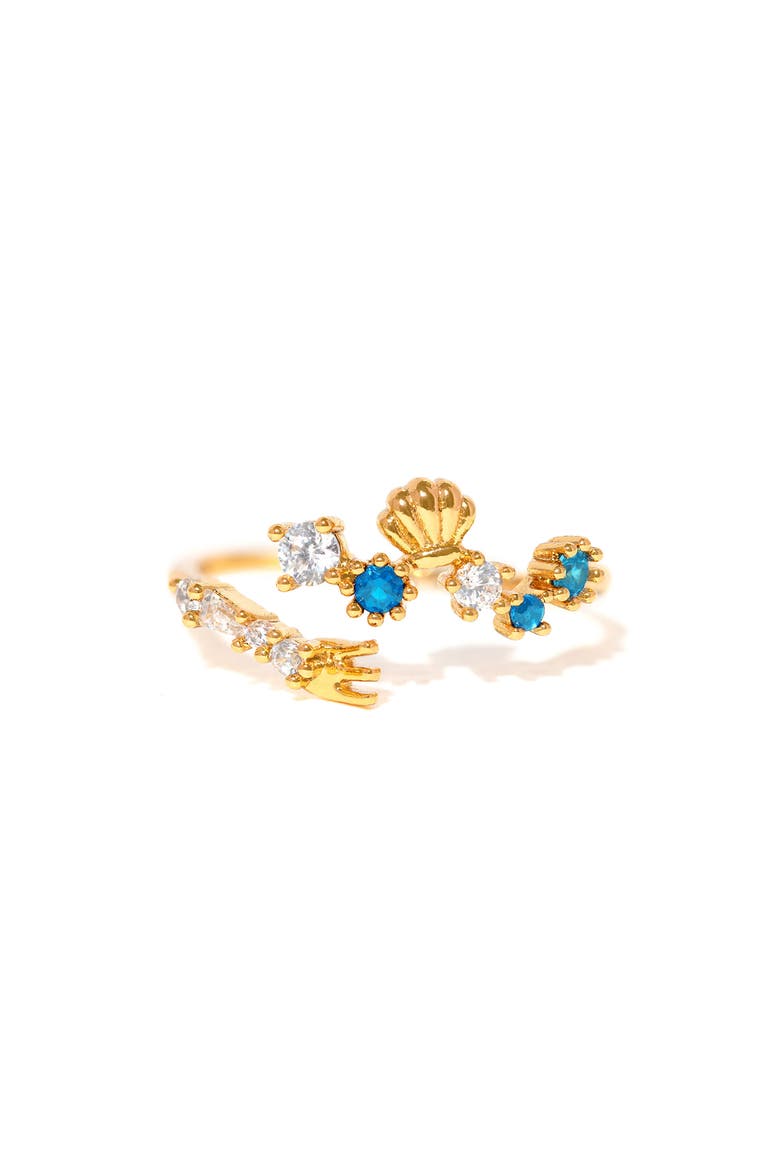 x Disney The Little Mermaid Dinglehopper Ring, Main, color, GOLD