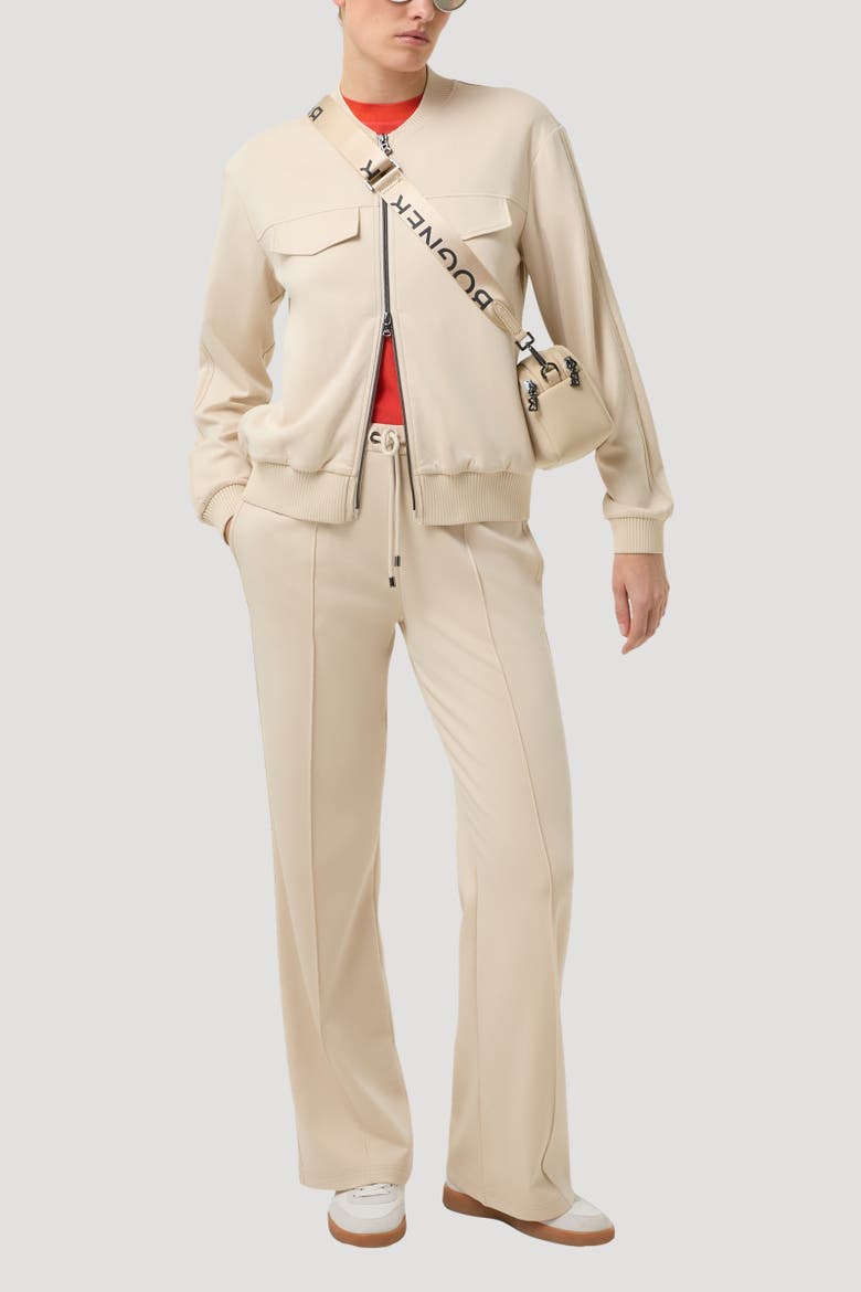 Nika Jersey Jacket, Alternate, color, Sand