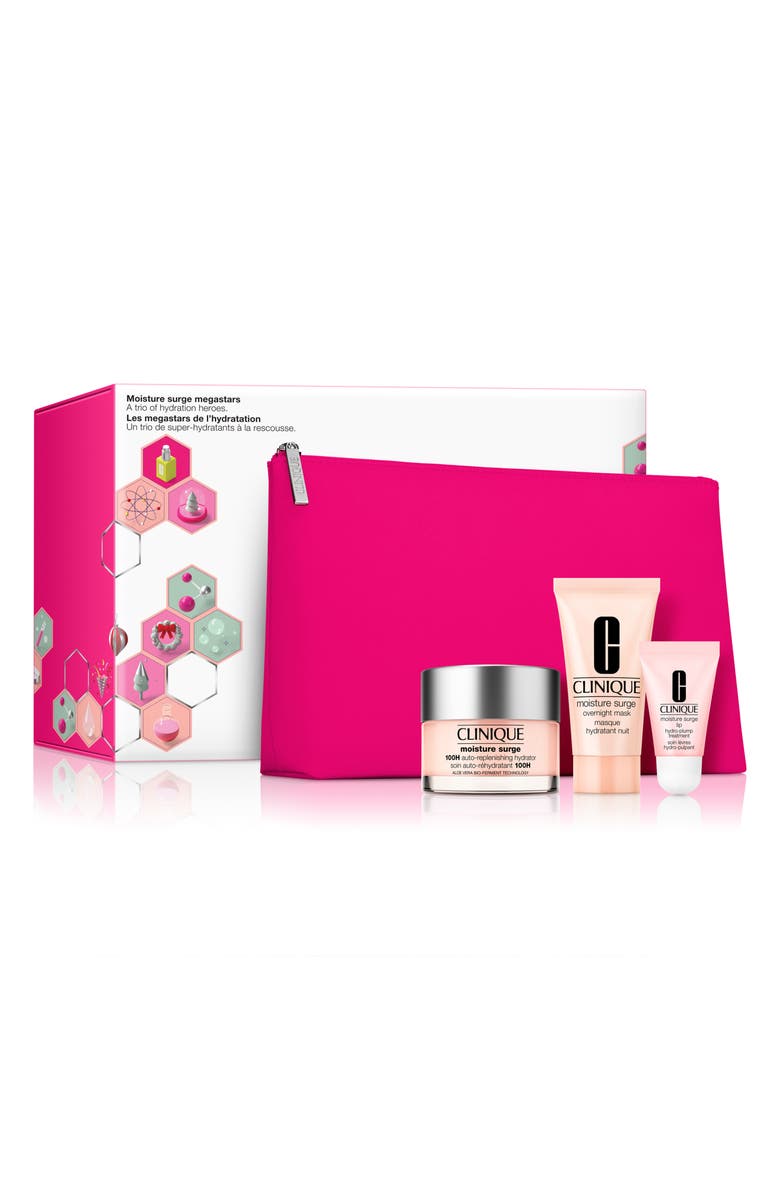 Clinique Moisture Surge Megastars Hydrating Skin Care Set, Main, color,