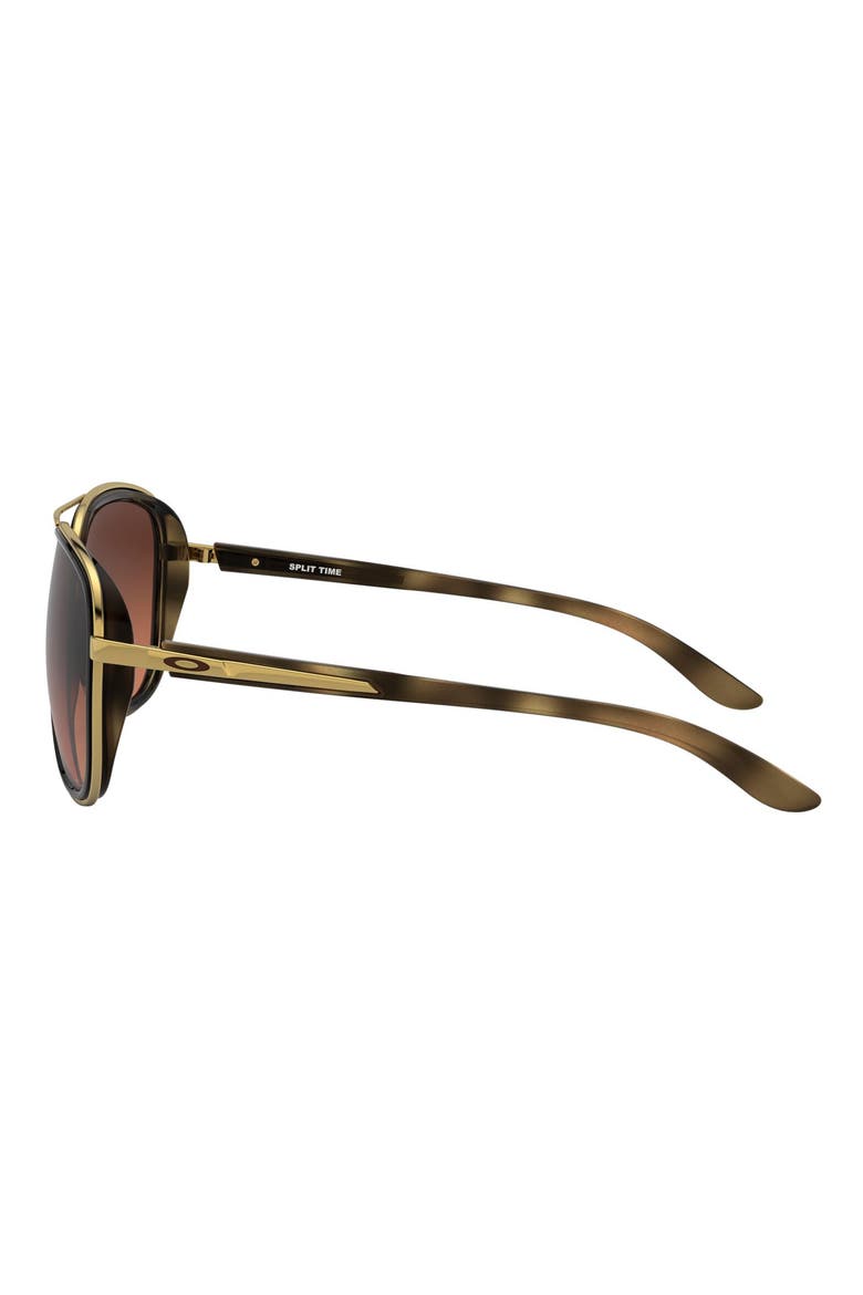 Split Time 58mm Prizm™ Pilot Sunglasses, Alternate, color, BROWN TORTOISE/ PRIZM BROWN