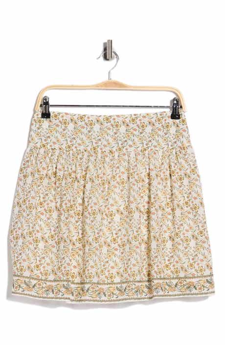 MAX STUDIO Floral Miniskirt