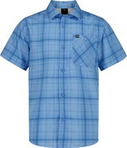 Under Armour Kids' UA Drift Tide Short Sleeve Performance Button-Up Shirt