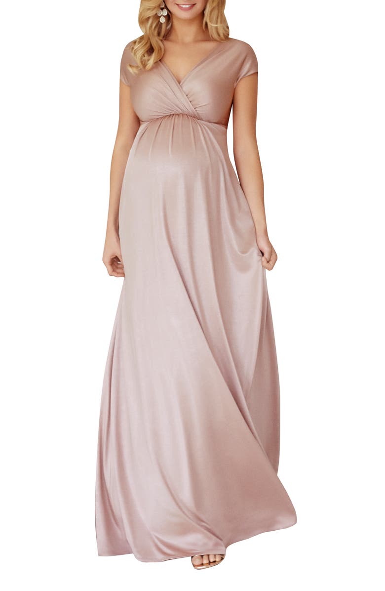 Tiffany Rose Francesca Maternity/Nursing Gown, Main, color, Pink