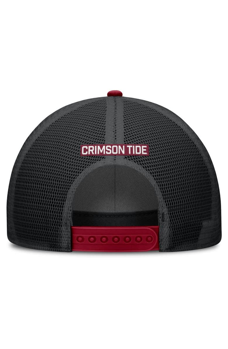 Nike Men's Nike Crimson Alabama Crimson Tide Rise Primetime Trucker Adjustable Hat, Alternate, color, 