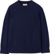 Burberry Check Patch Wool Cashmere Sweater