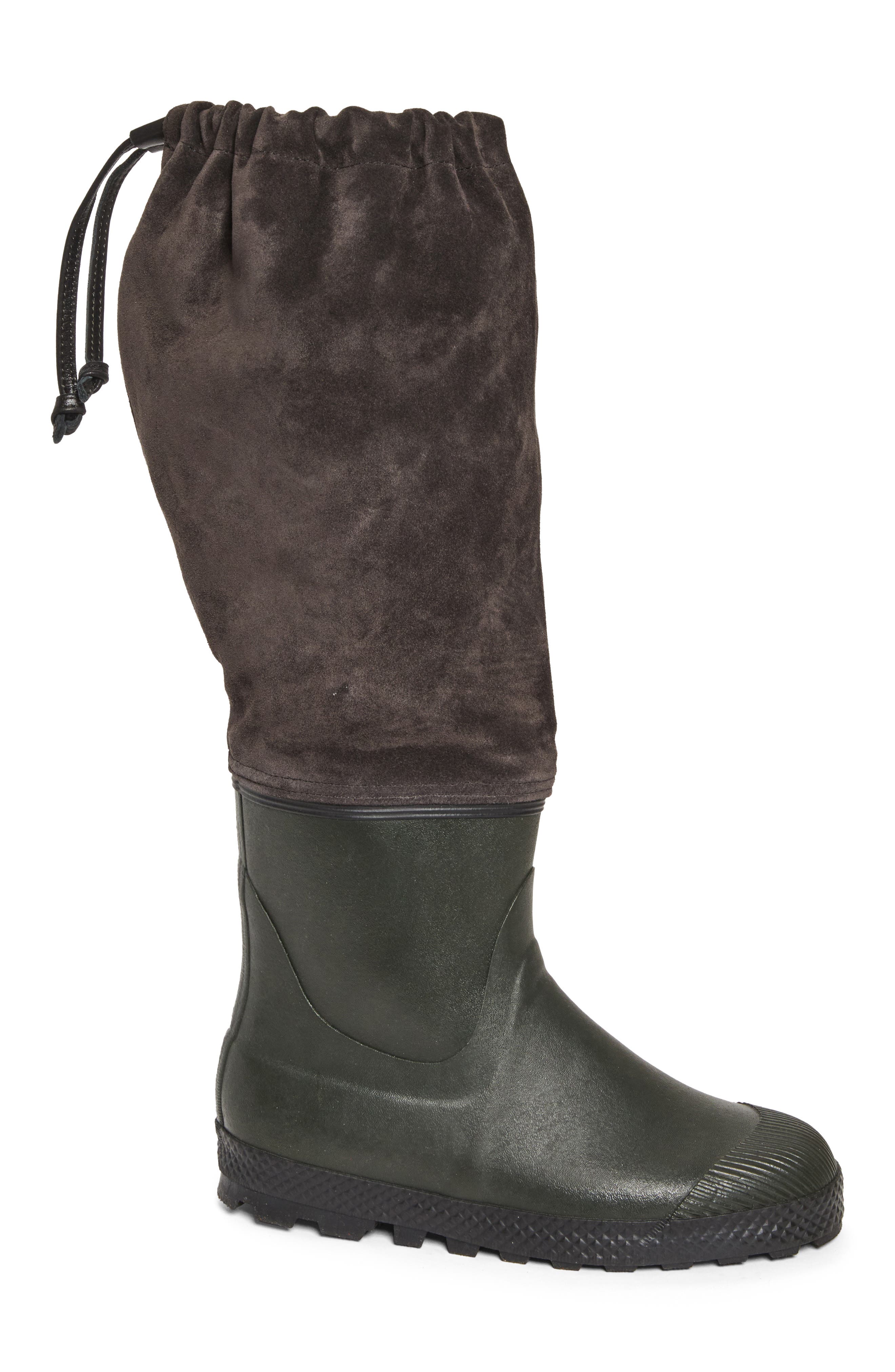 RIER Farmer Waterproof Rain Boot, Alternate, color, Forest Anthracite Velours