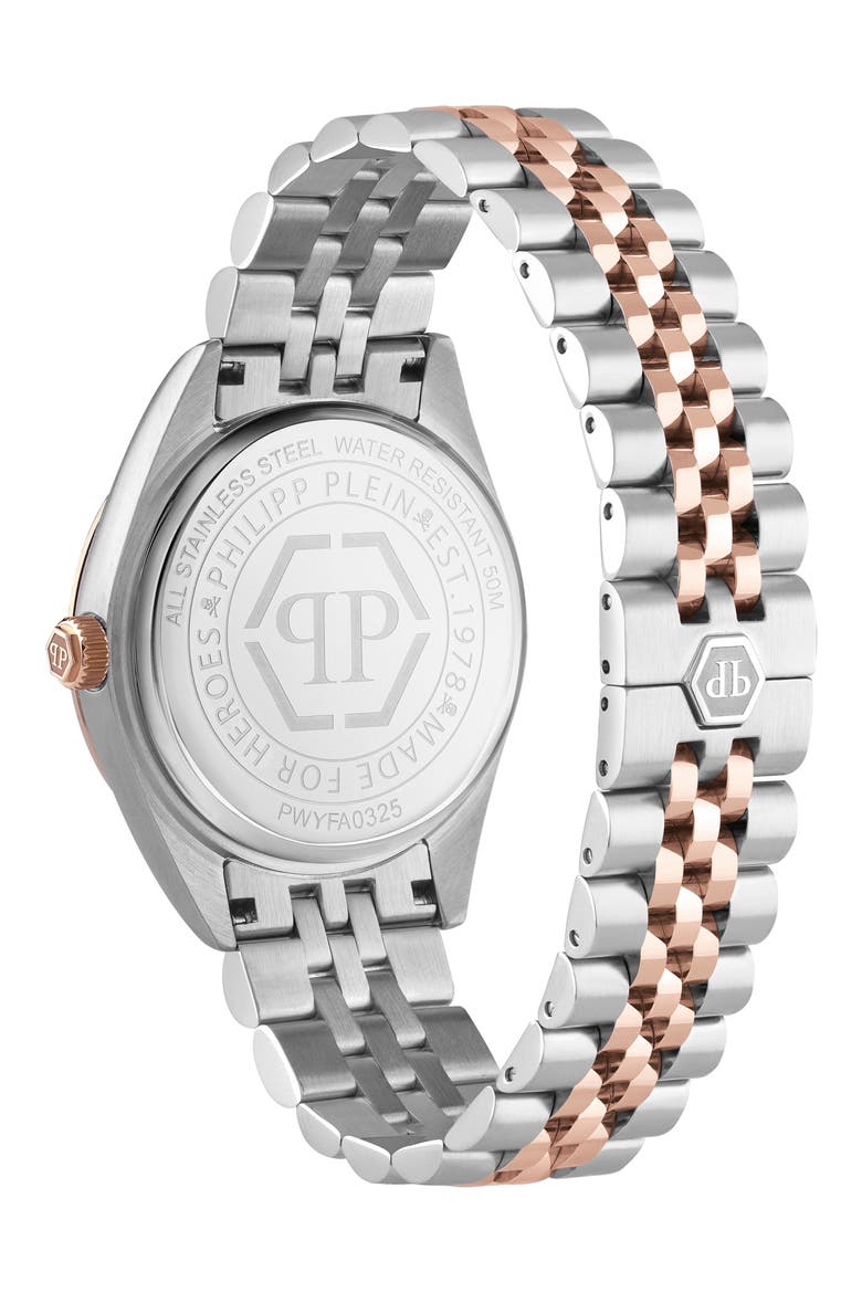 Date Superlative Bracelet Watch, 34mm, Alternate, color, IP ROSE GOLD