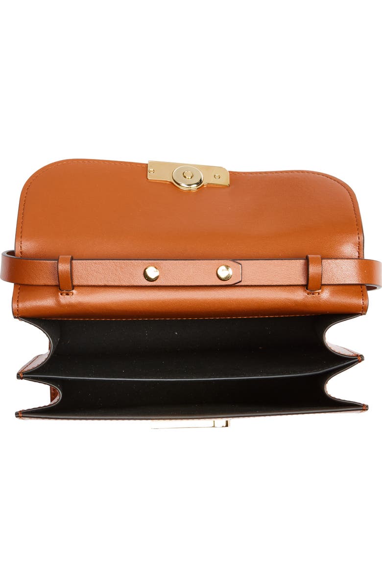 Victoria Beckham The Mini Dorian Leather Shoulder Bag, Alternate, color, Tan