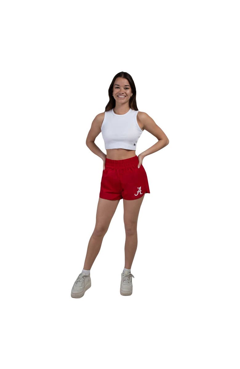 Hype and Vice Women's Hype and Vice  Crimson Alabama Crimson Tide Boxer Shorts, Alternate, color, Crimson