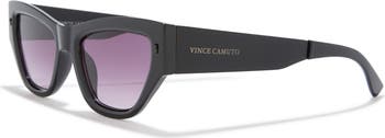 50mm Gradient Slim Cat Eye Sunglasses