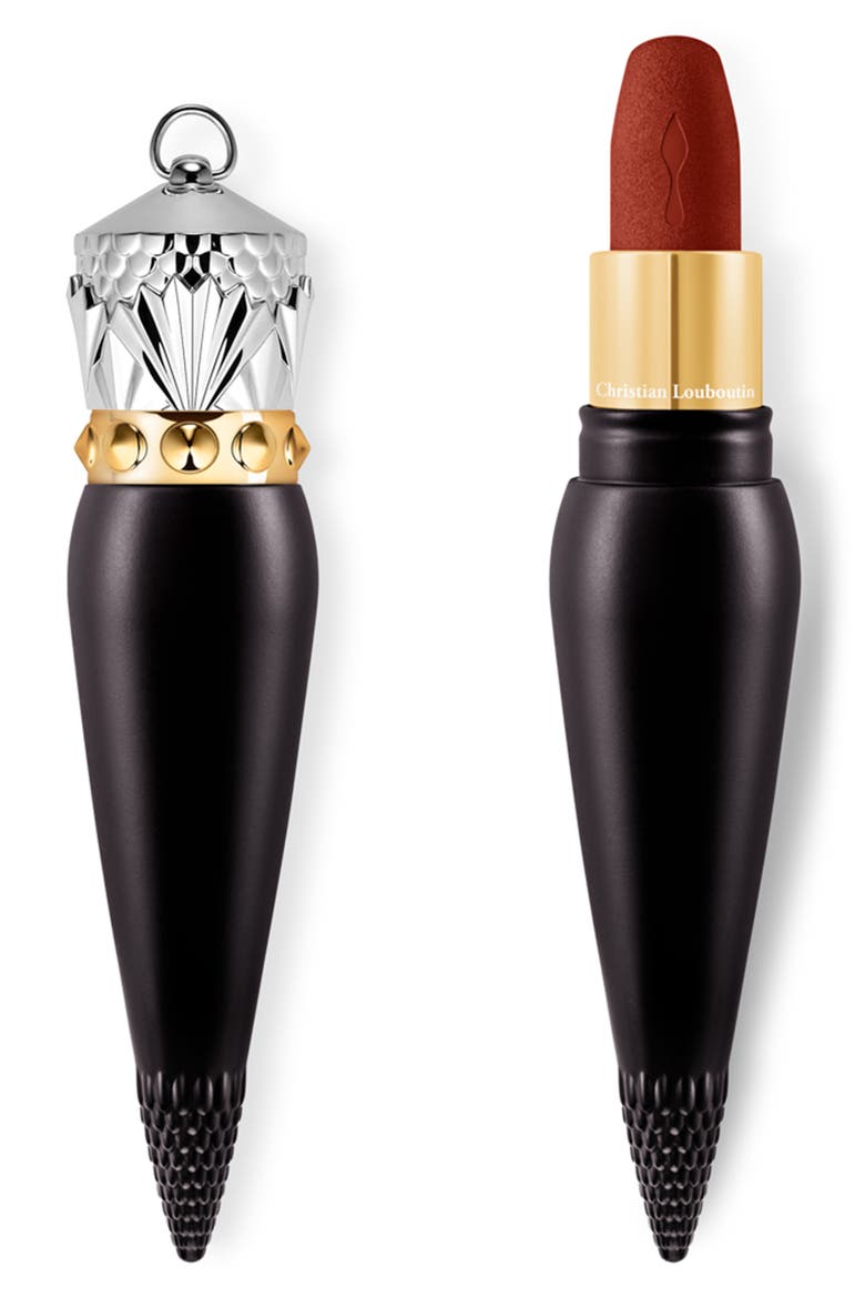 Rouge Louboutin Velvet Matte Lipstick, Main, color, BURNING BABE 415