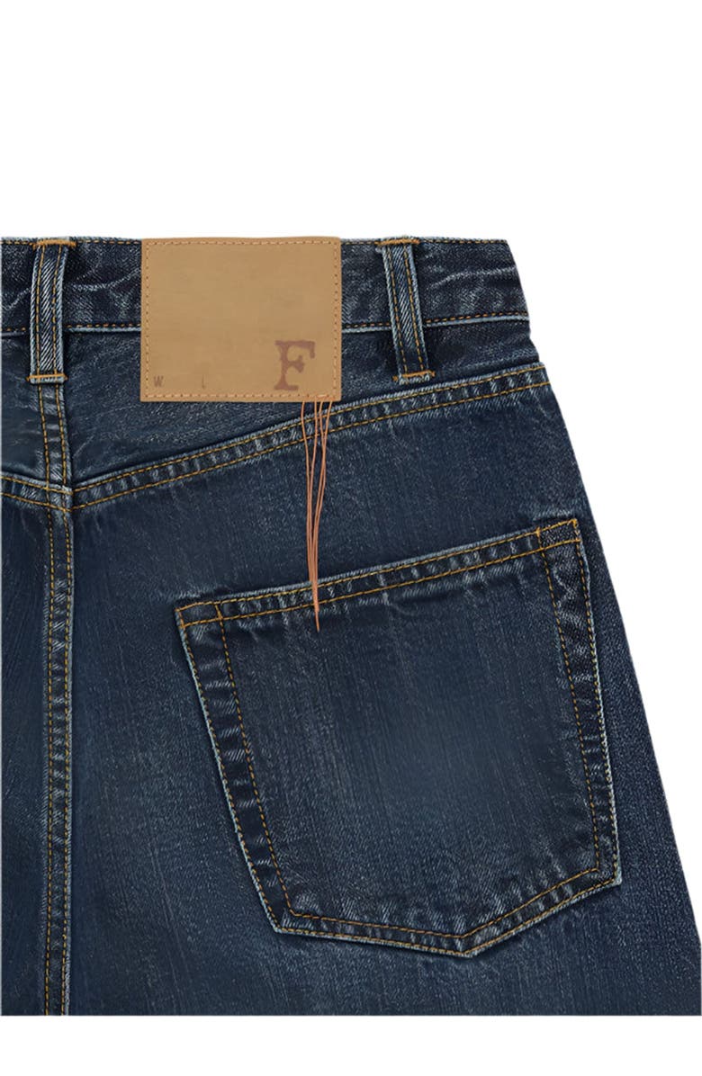 Fortela 911 Superjohn Japan Selvedge 5 Pocket High Waist Denim Pants, Alternate, color, Stone Wash