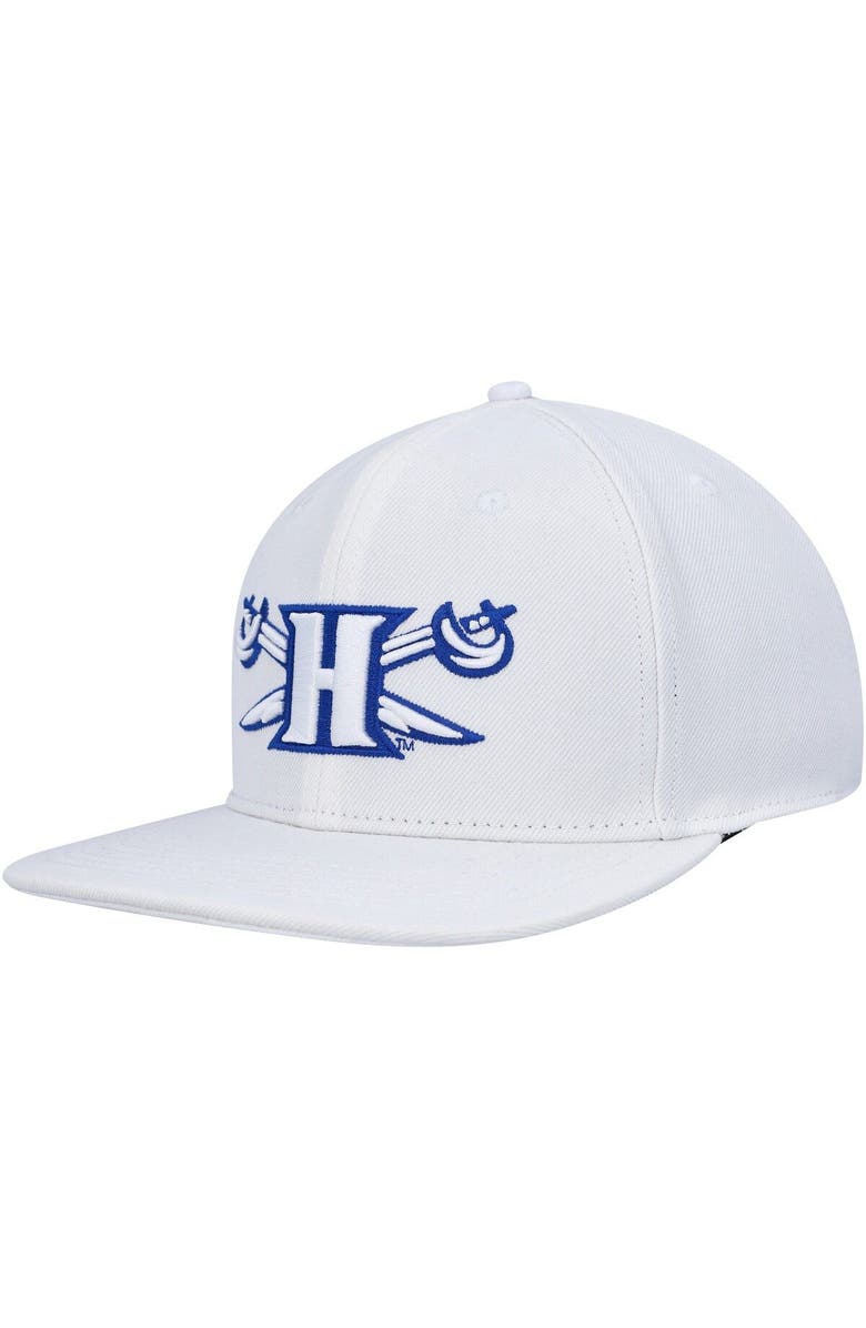 PRO STANDARD Men's Pro Standard White Hampton Pirates Wordmark Evergreen Wool Snapback Hat, Alternate, color, 