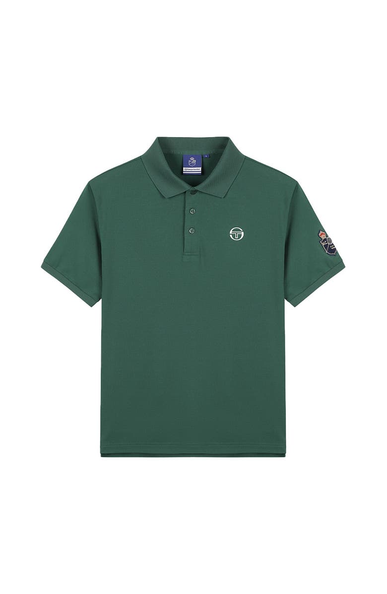 Sergio Tacchini MC Doubles MCH Polo, Main, color, Dark Green