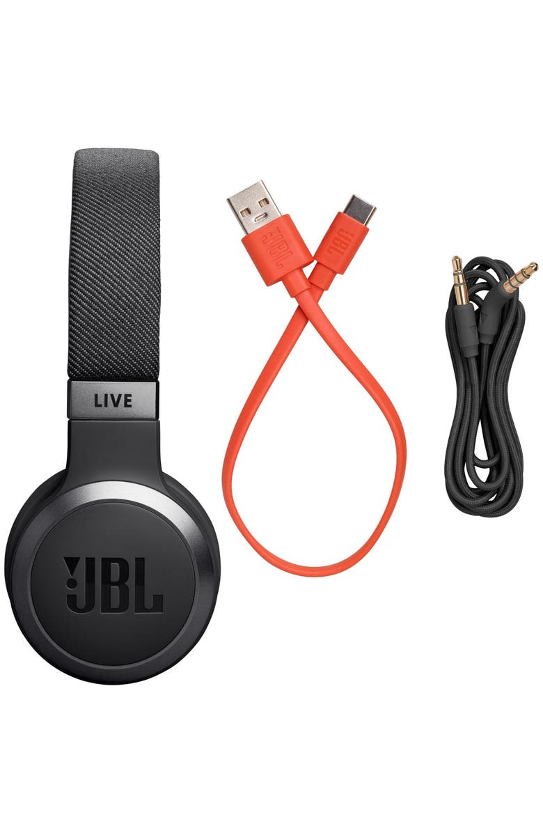 JBL Live 670NC Wireless On-Ear Headphones with True Adaptive Noise Cancelling, Alternate, color, Black