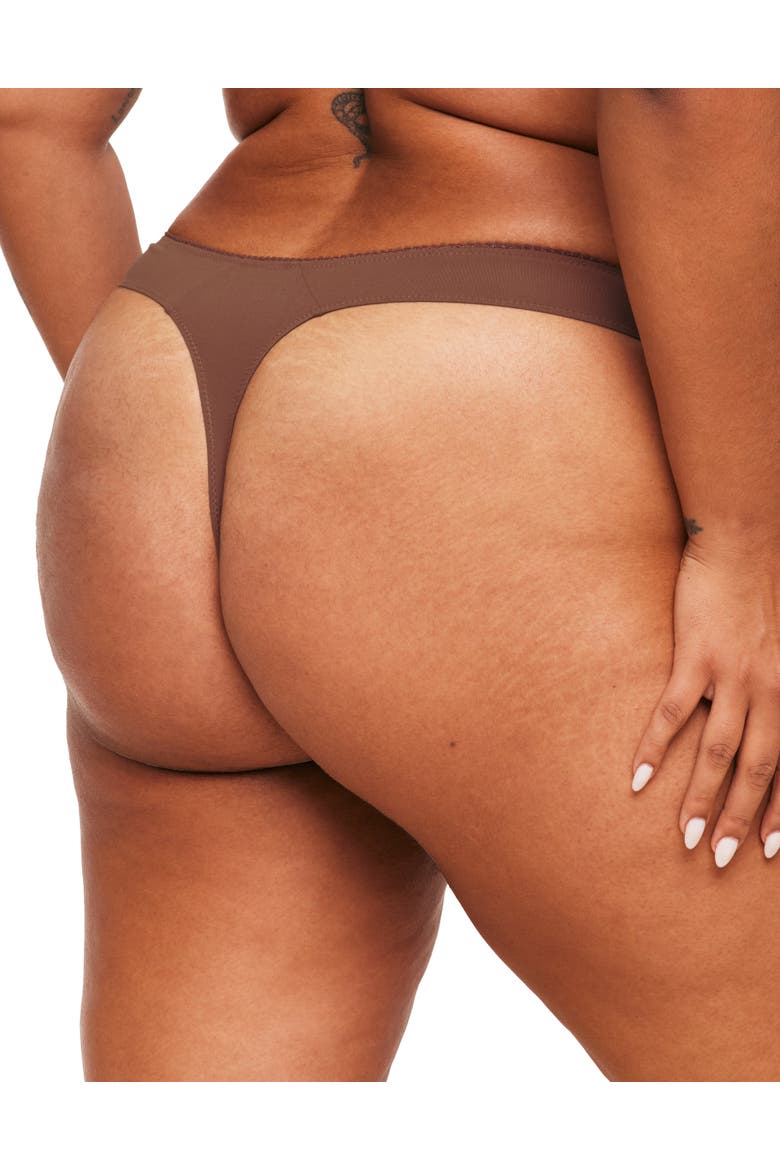 Johanna Thong Panties, Alternate, color, Dark brown