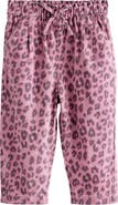 NEXT Kids' Leopard Print Drawstring Jeans
