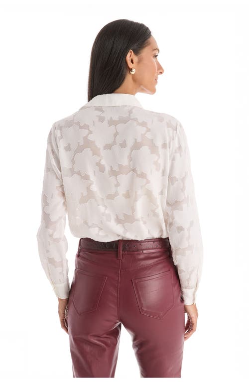 The Noli Shop Stelle Button Up In White