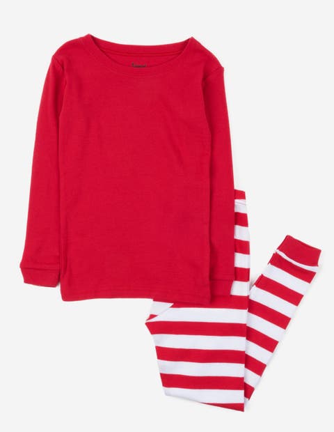 Kids Two-Piece Striped Cotton Matching Family Holiday Pajamas (Toddler, Little Kid & Big Kid)