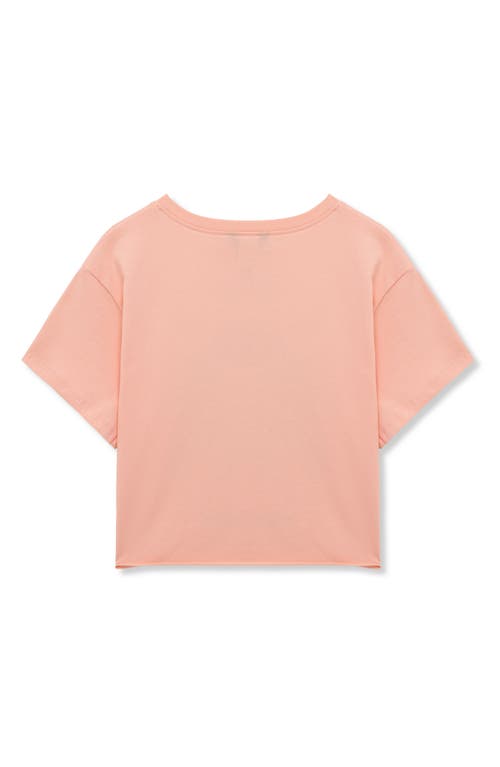 Truce Kids' Rock Star Embellished Cotton Graphic T-shirt In Orange