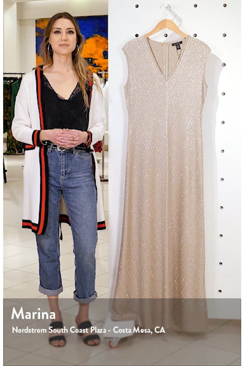 Brielle Knit V-Neck Gown video