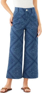 FIFTEEN TWENTY Rylee Wide Leg Crop Pants
