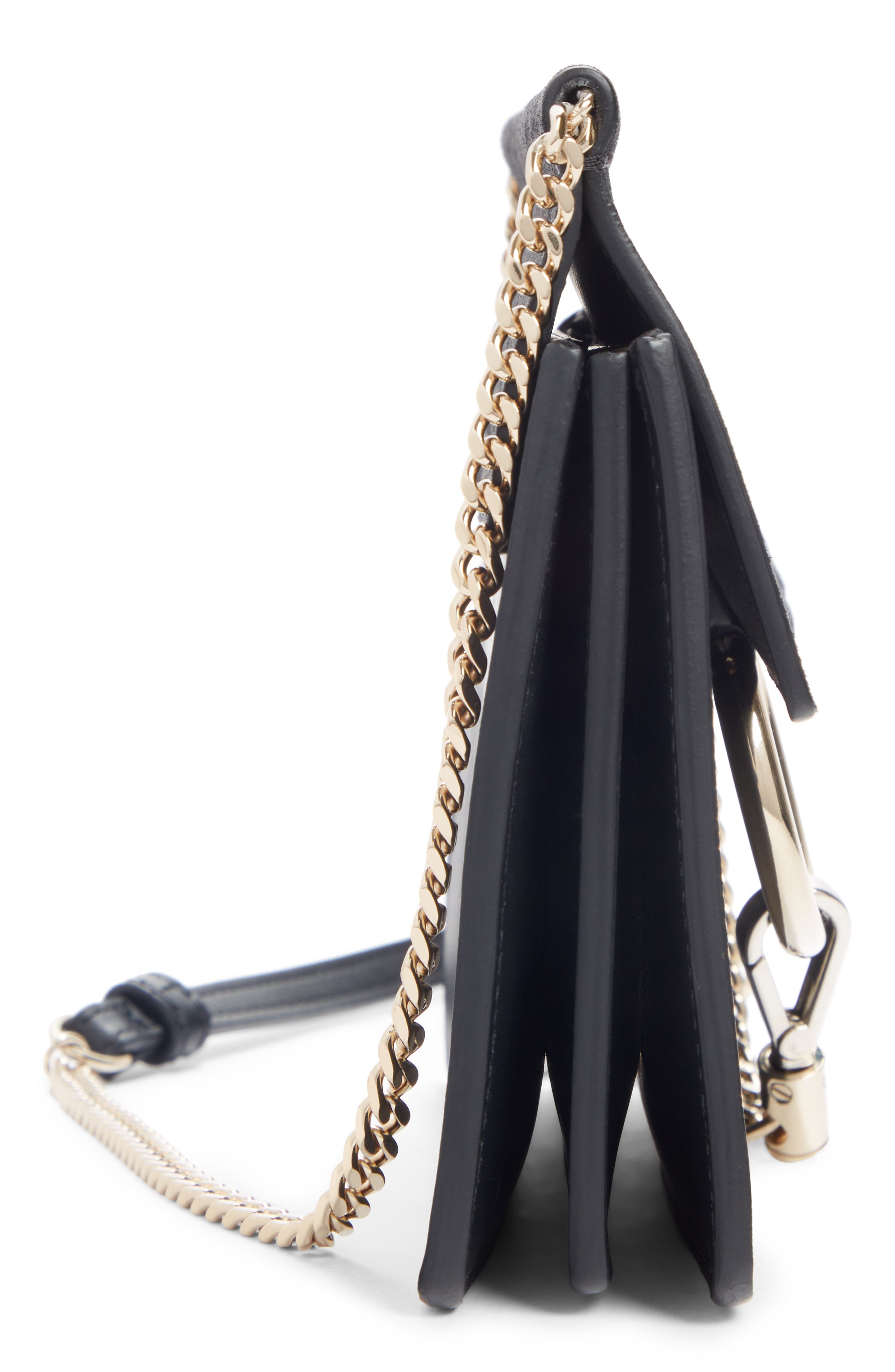 Chloé Mini Faye Suede & Leather Crossbody Bag, Alternate, color, 