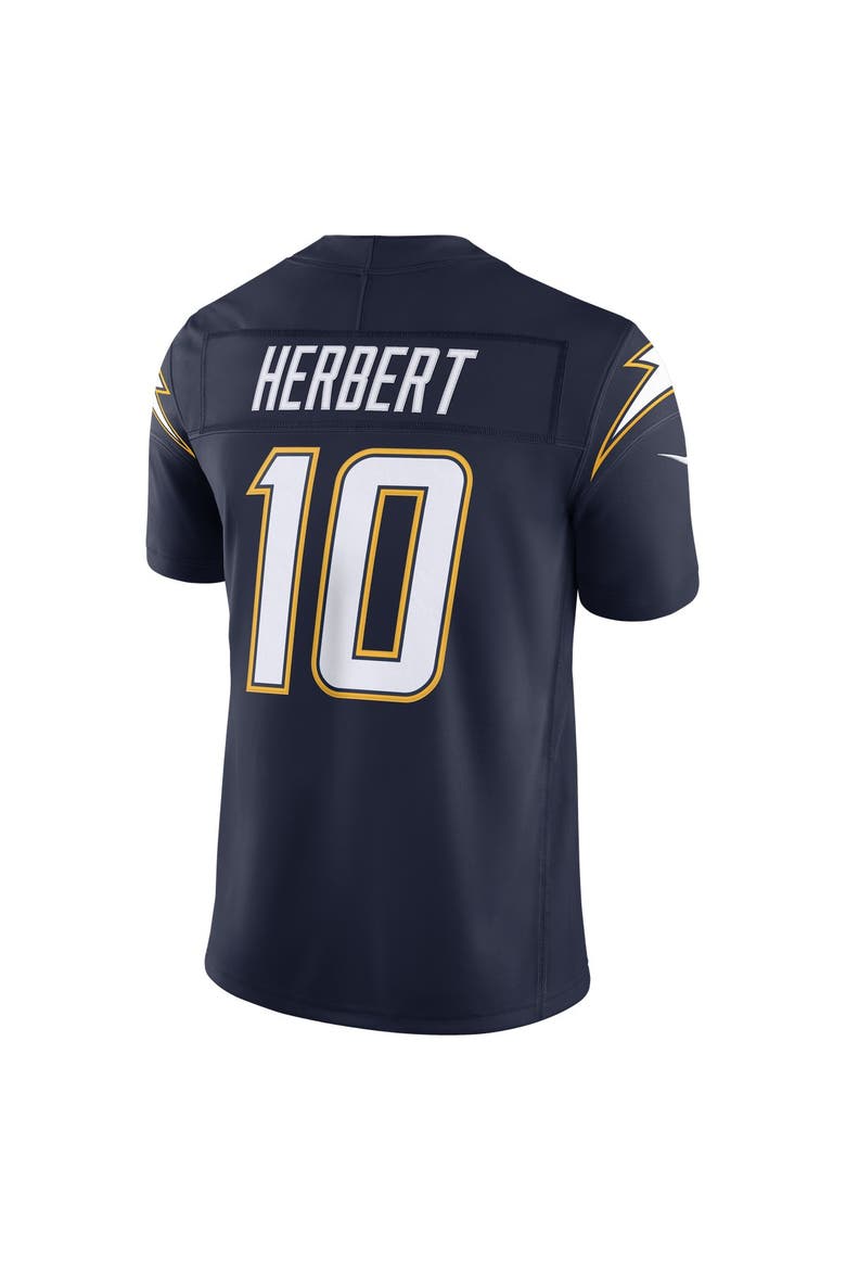 Men's Nike Justin Herbert Navy Los Angeles Chargers Alternate Super Chargers Vapor F.U.S.E. Stitched Limited Jersey, Alternate, color, Navy