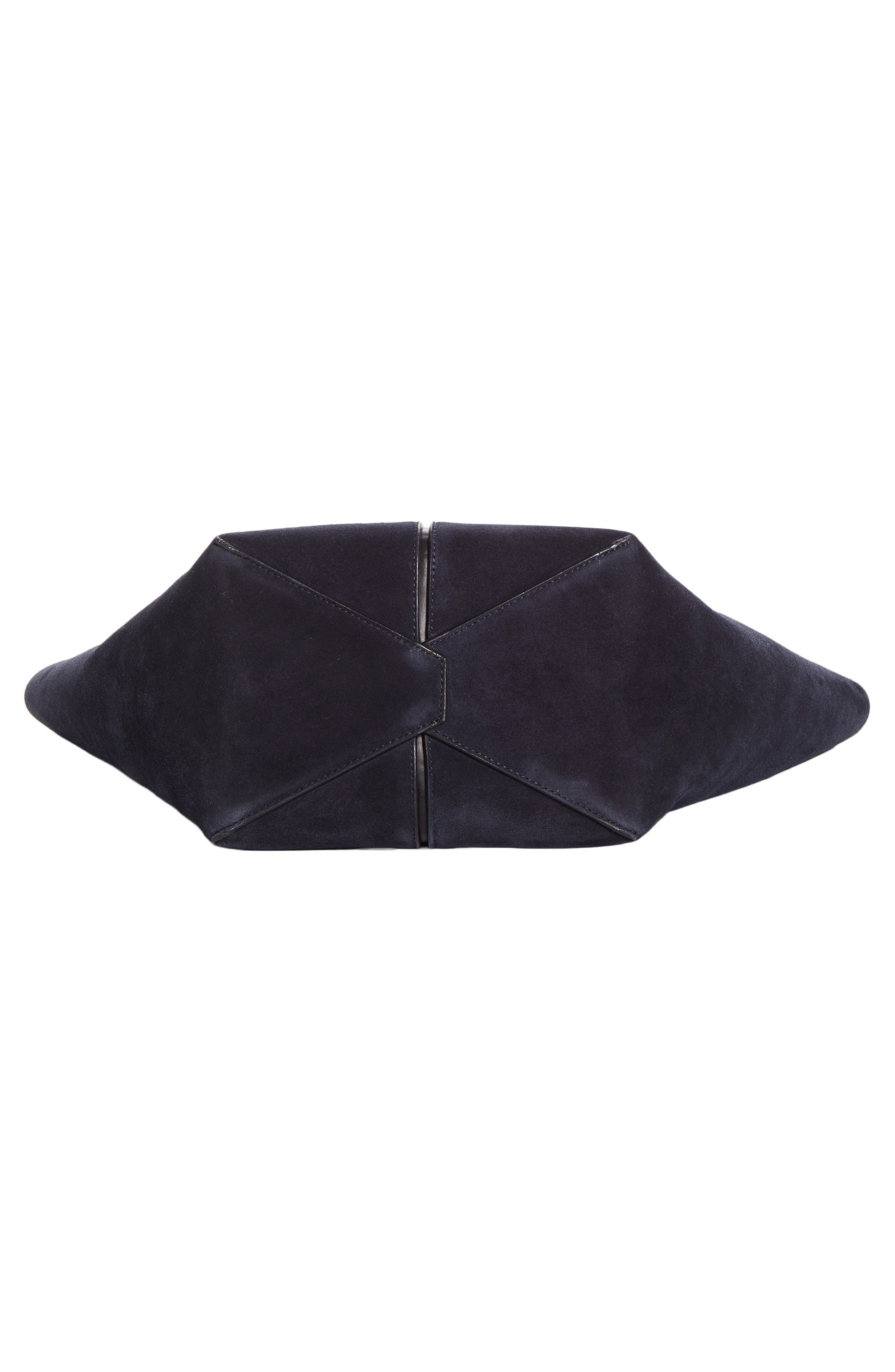 Large Chelsea Suede Tote, Alternate, color, DARK NAVY