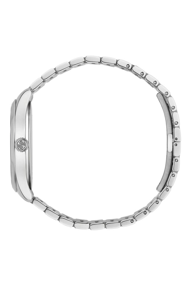 G-Timeless Bee Bracelet Watch, 38mm, Alternate, color, NO COLOR