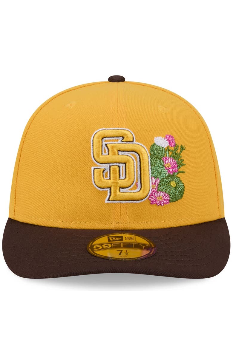 Men's New Era  Gold/Brown San Diego Padres 2026 Spring Training 59FIFTY Fitted Hat, Alternate, color, Gold