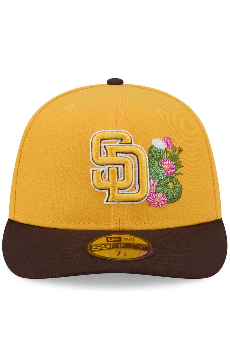 New Era Men's New Era Gold/Brown San Diego Padres 2026 Spring Training 59FIFTY Fitted Hat, Alternate, color, Gold