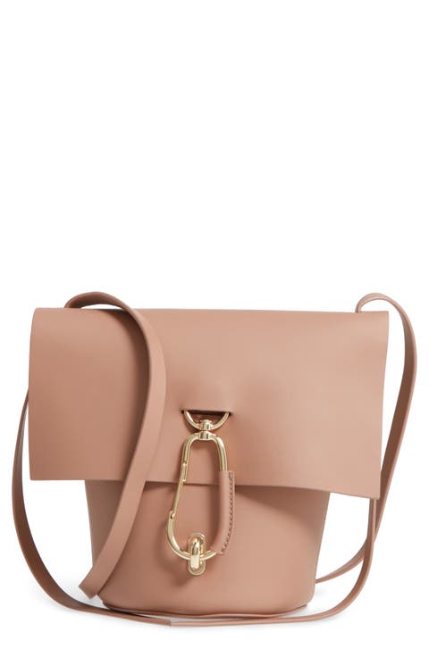 Belay Leather Crossbody Bucket Bag