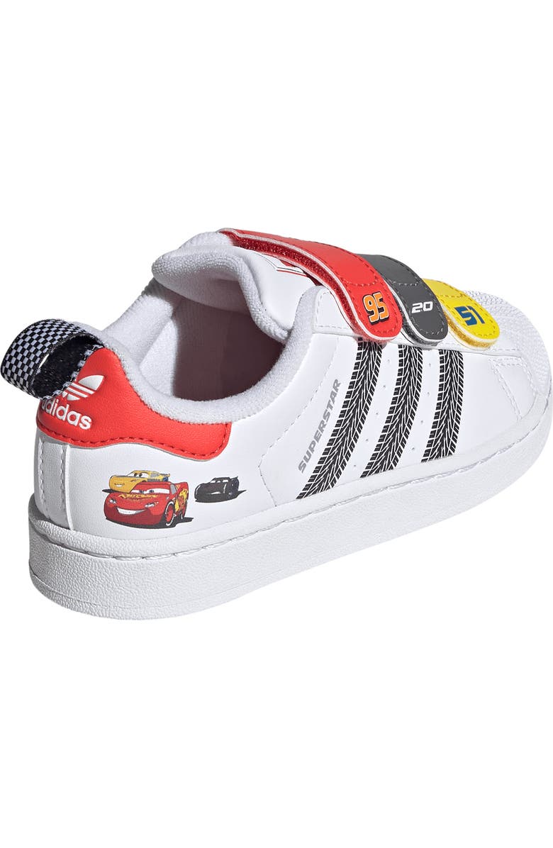 adidas Kids' Superstar II Sneaker, Alternate, color, White/ Bright Red