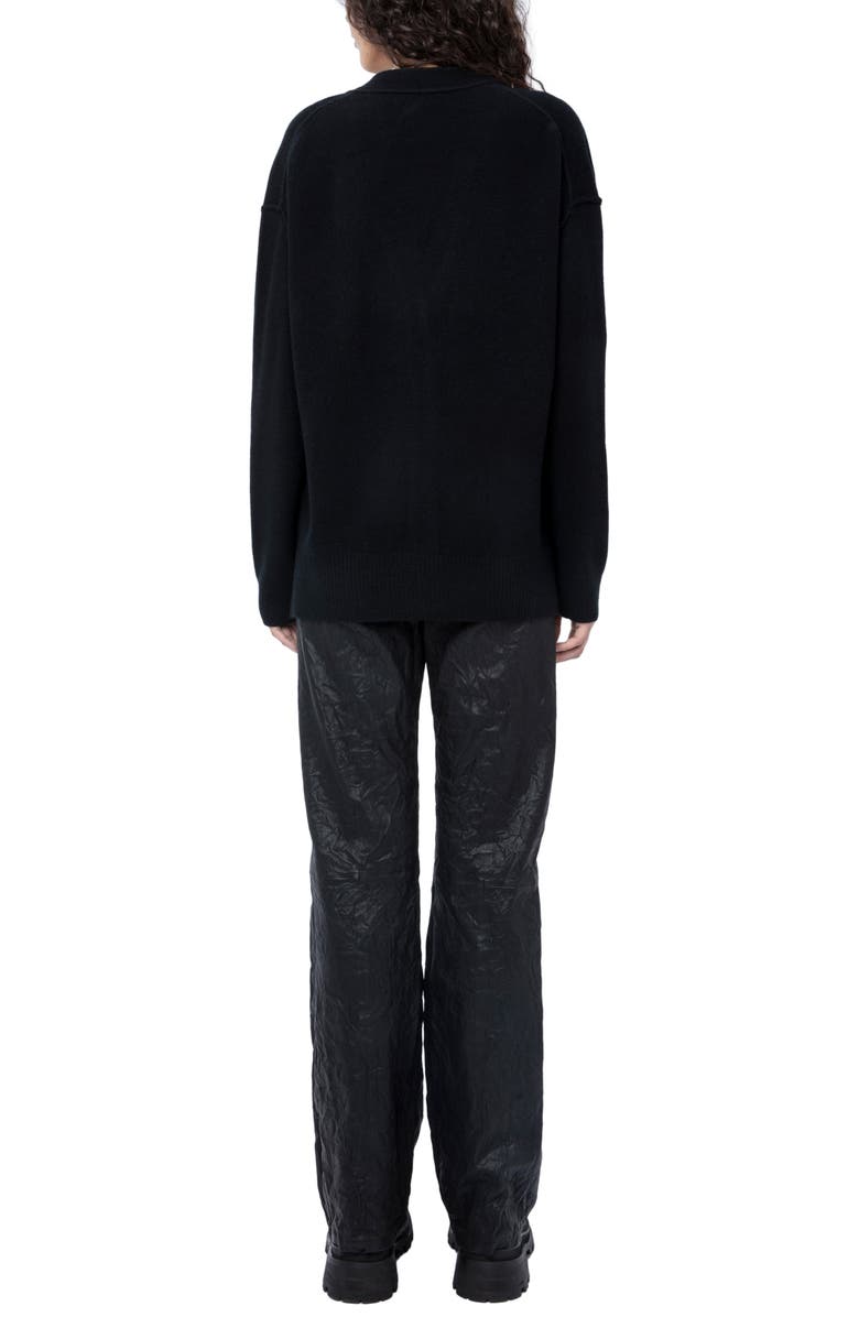 Zadig & Voltaire Mirka Bijoux Cashmere Cardigan, Alternate, color, 