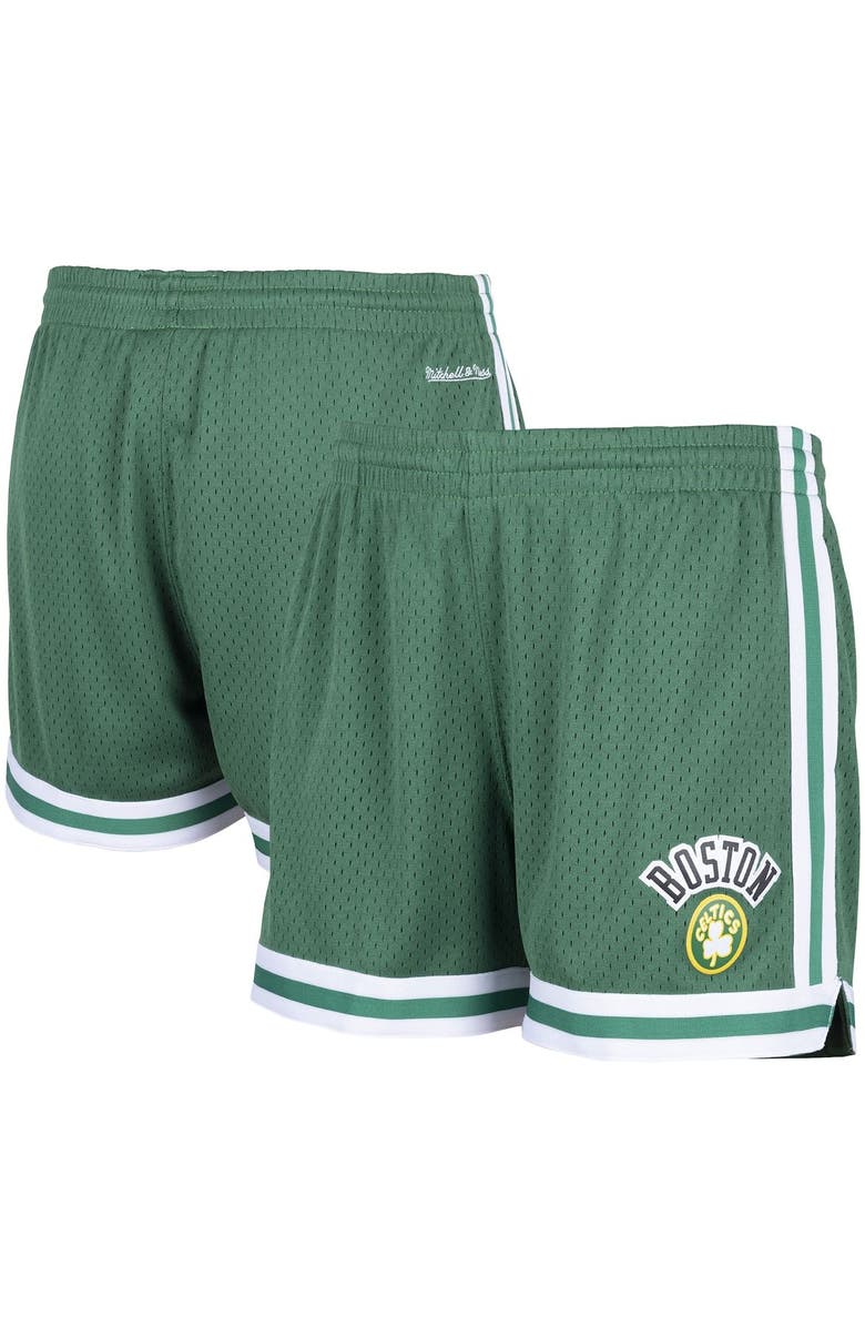 Mitchell & Ness Women's Mitchell & Ness Kelly Green Boston Celtics Jump Shot Shorts, Alternate, color, 