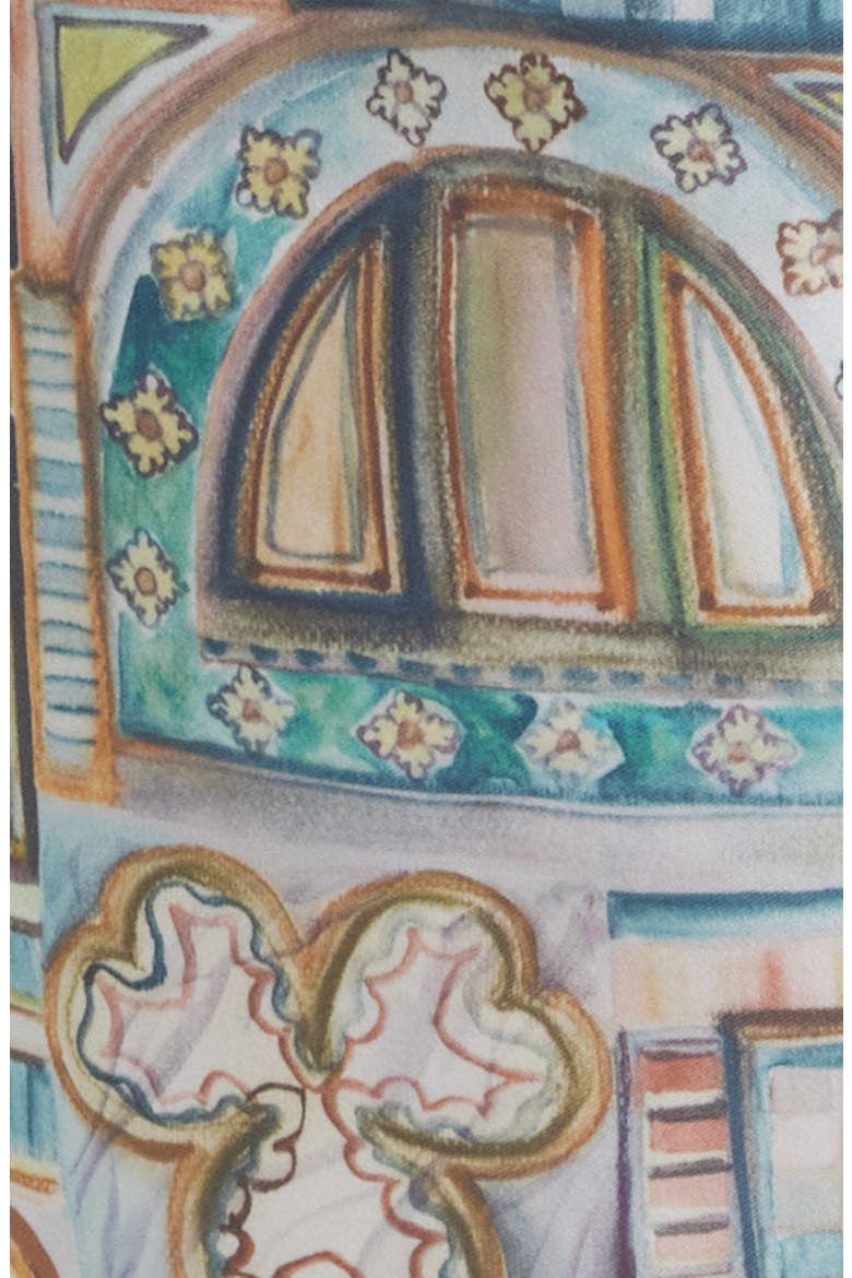 Printed Swim Trunks, Alternate, color, BEIGE MULTI