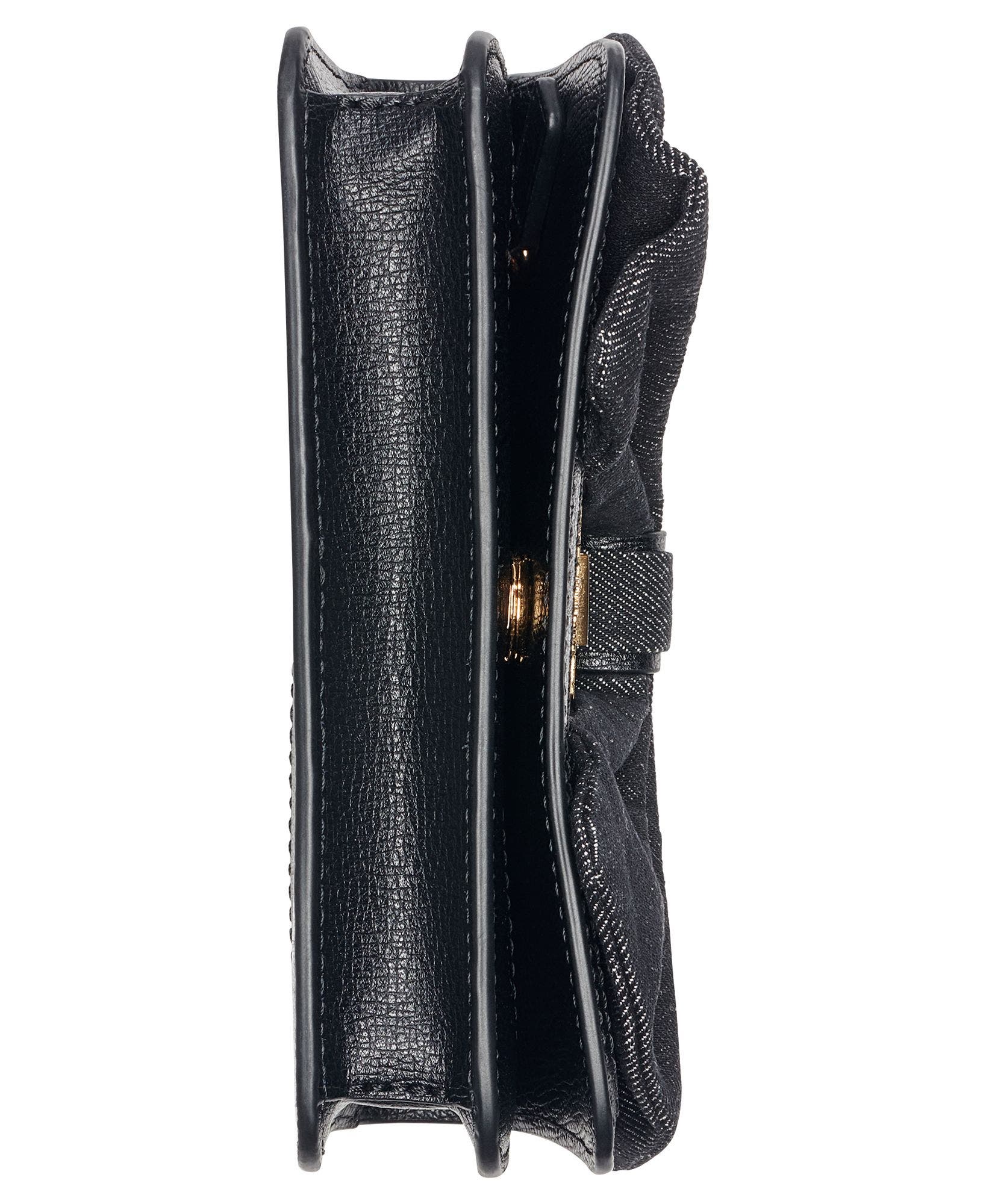 Kosette Denim Crossbody, Alternate, color, Black Denim