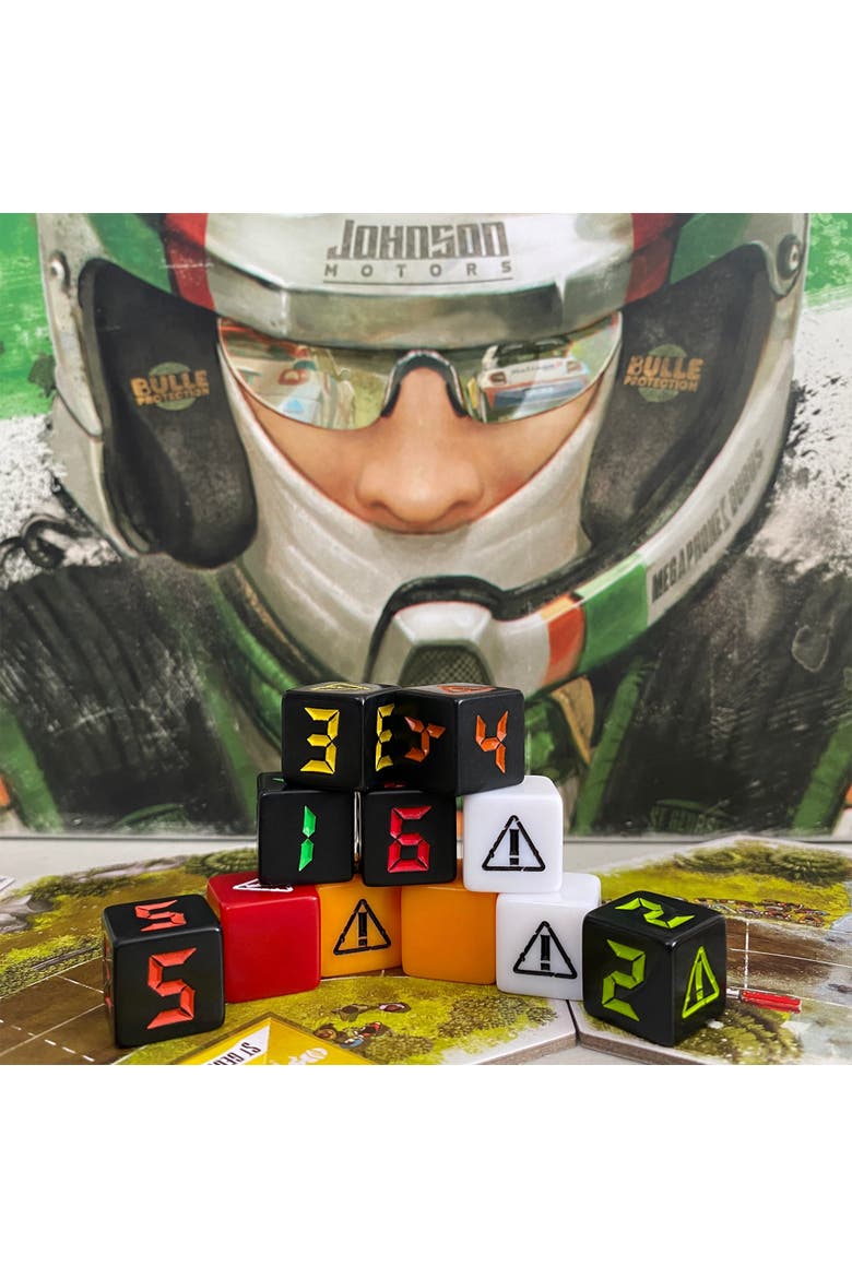 Rallyman Dirt Dice Pack, Strategy Board Game Accessory, Alternate, color, Multicolored
