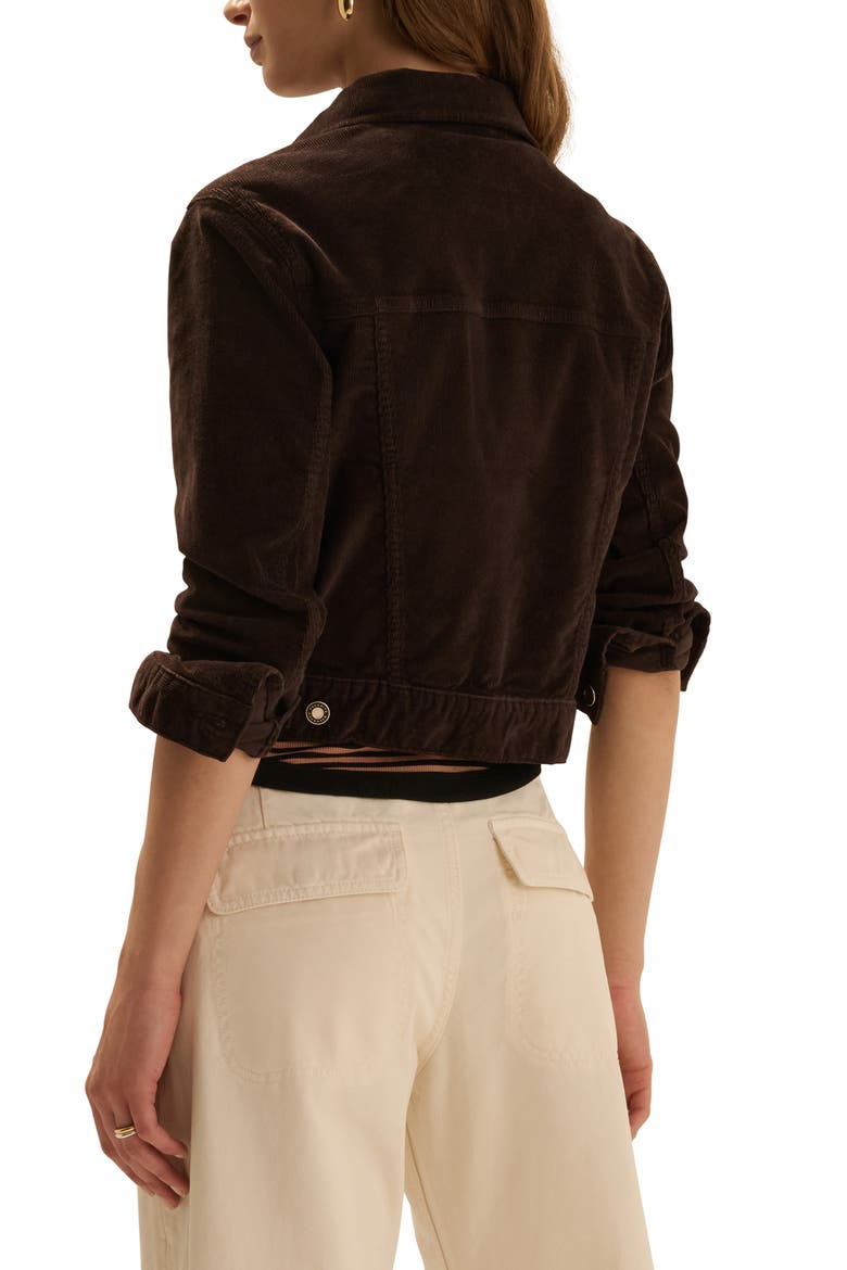 The Cord Trucker Jacket, Alternate, color, ESSPRESO