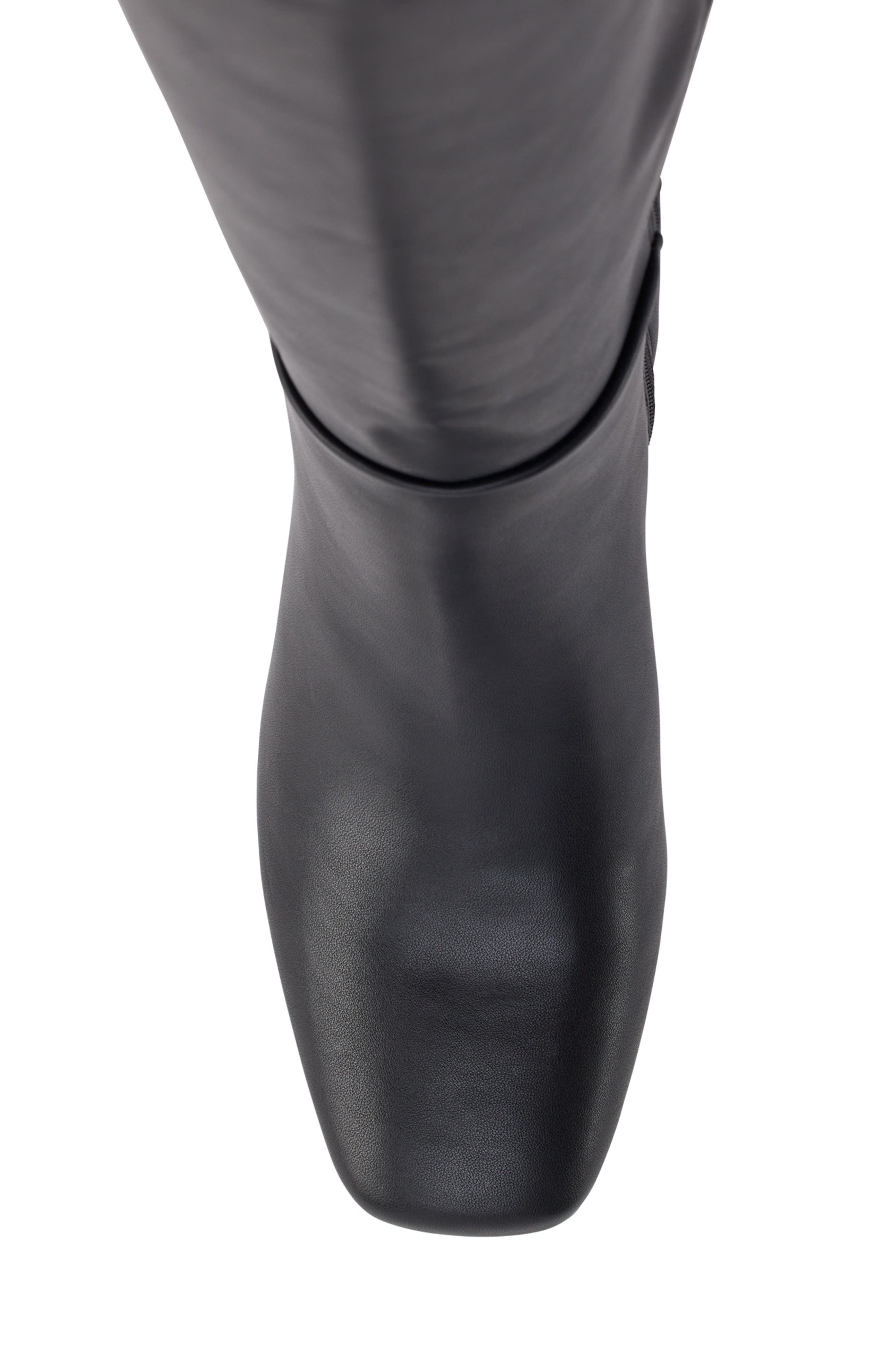 DKNY Cana Knee High Block Heel Boot, Alternate, color, Black